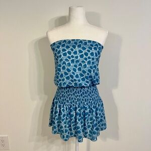 NEW Blue Life Strapless Mini Dress w/ Elastic Waist